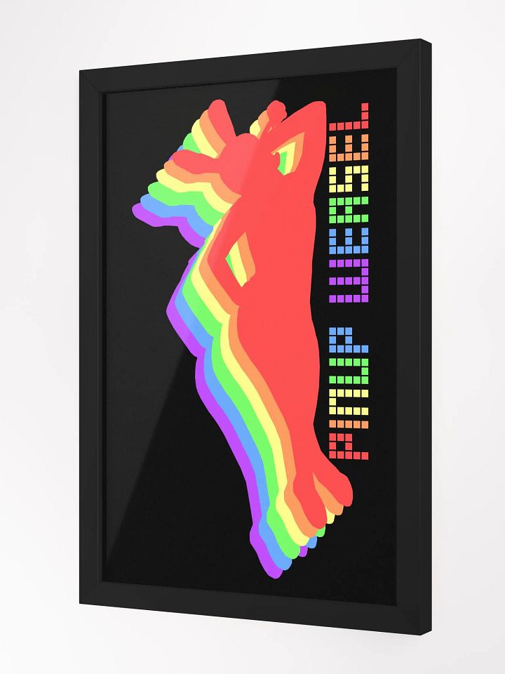 Pinup Weasel Framed Poster product image (4)