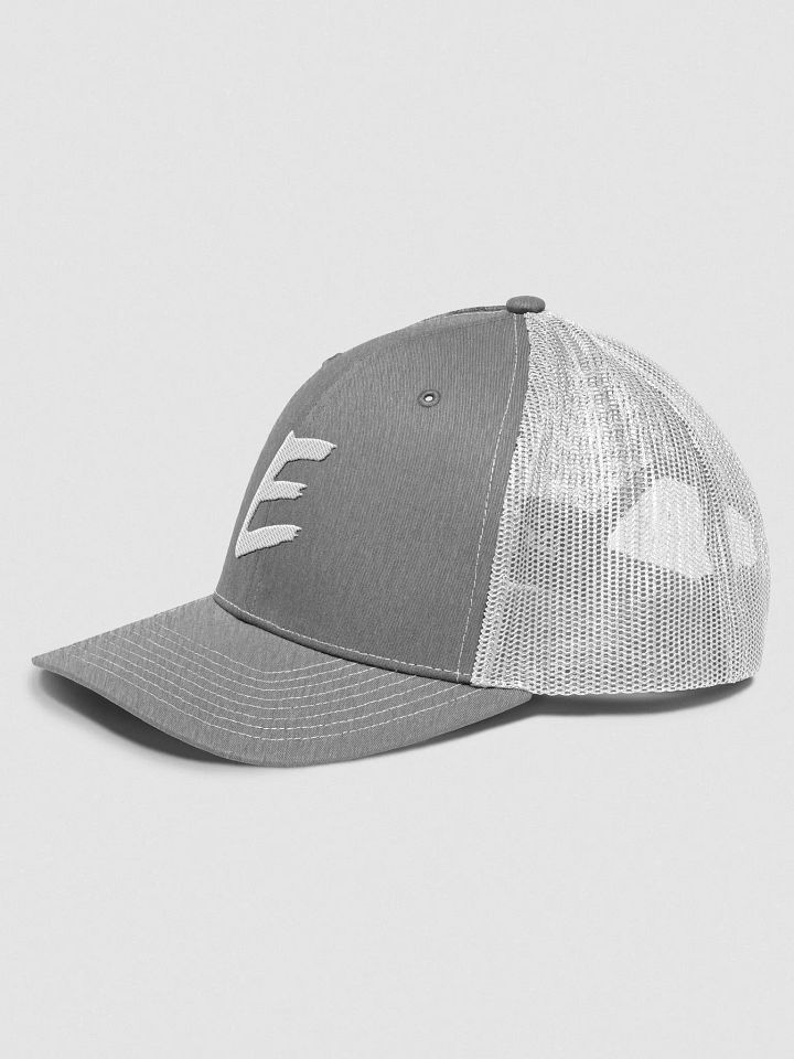 E Trucker Cap Grey/White product image (2)