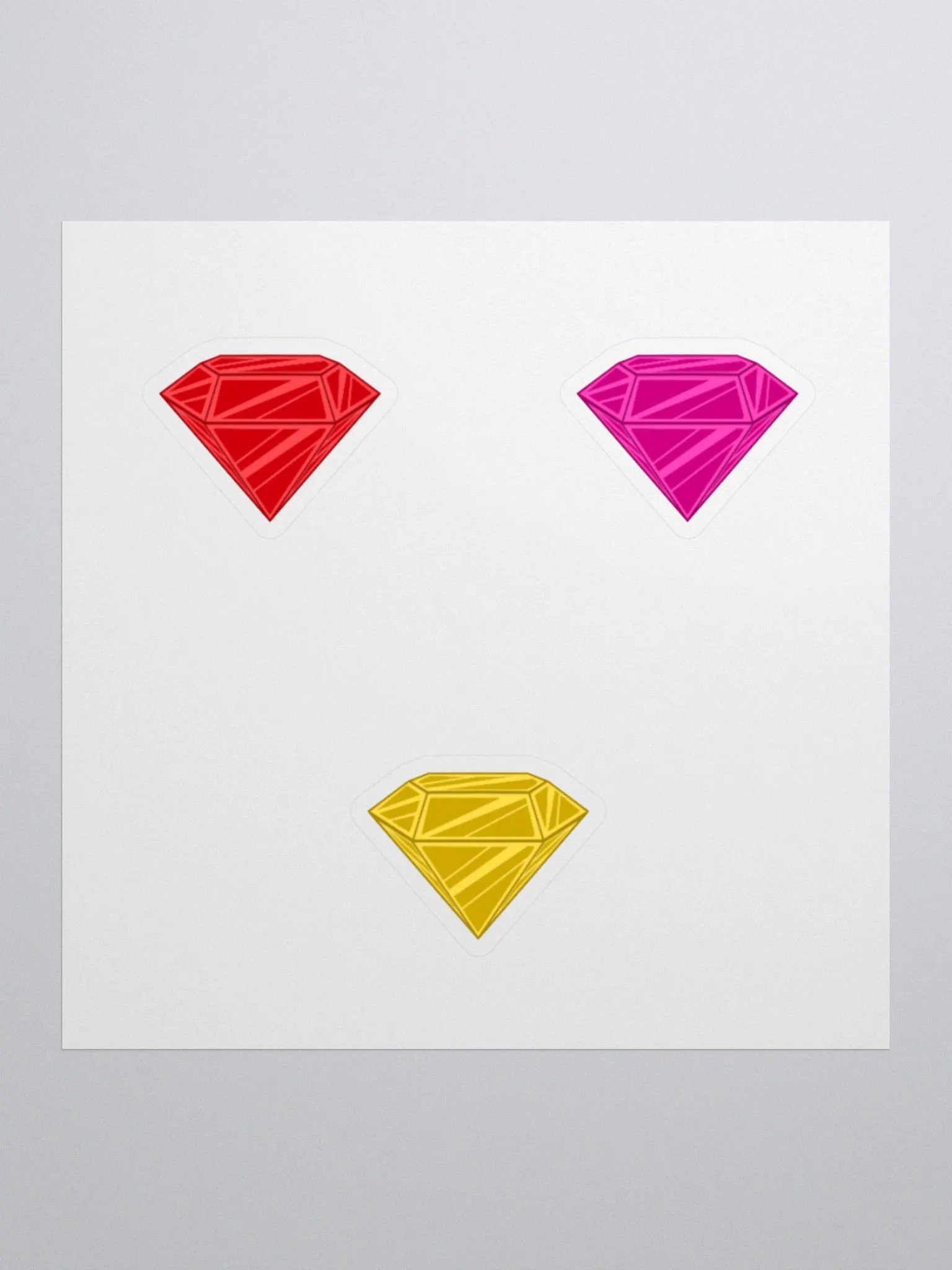 Warm Colored Diamonds Sticker Pack product image (1)