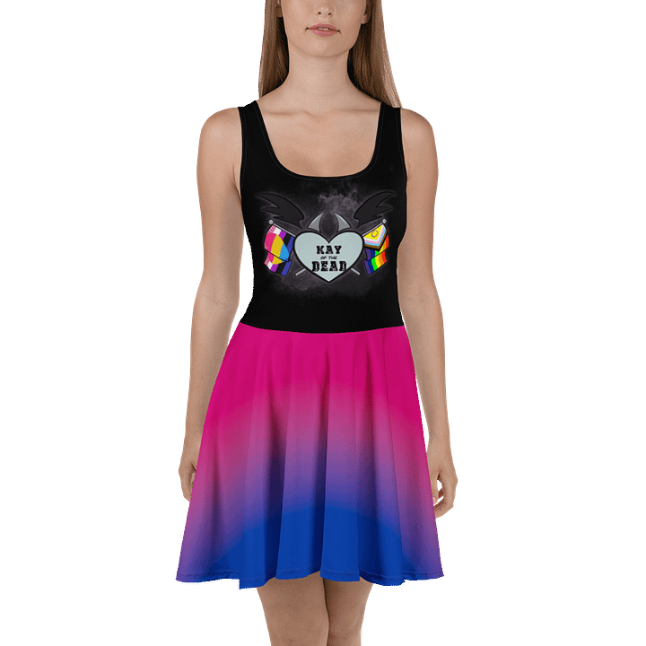 Kay_of_the_Dead Pride Logo Dress With Bisexual Pride Skirt product image (2)