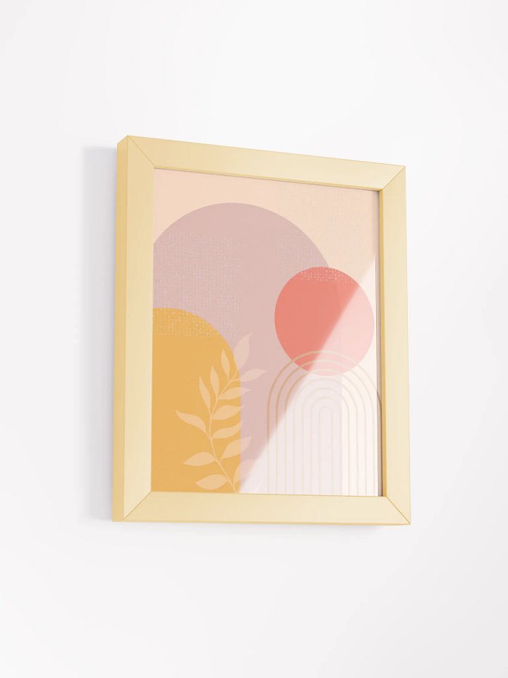 Boho Sunset Wall Art Print – Modern Minimalist Decor with Rich Sunset Colors product image (20)