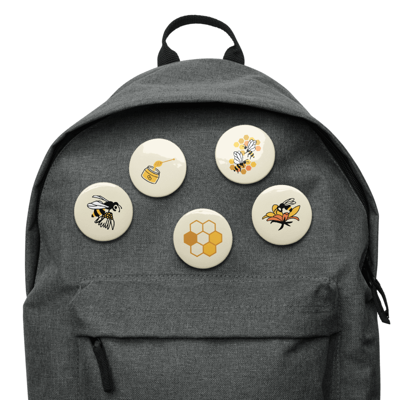 Honeycomb Delight Pin Button Set product image (7)