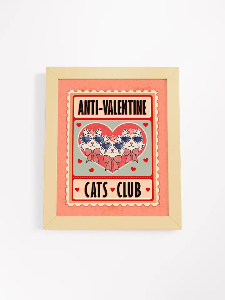 Galentine Cats Club - Wall art product image (5)