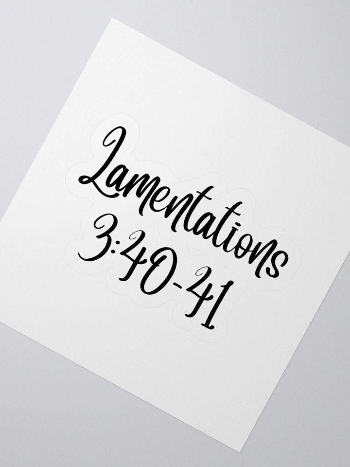 Lamentations 3:40-41 product image (4)