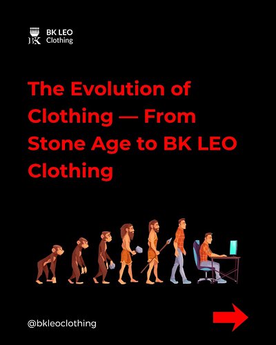 ‎From Stone Age to Streetwear 👕✨
‎
‎Clothing has come a long way — from animal skins to empowering fashion with purpose. 🔥  
...