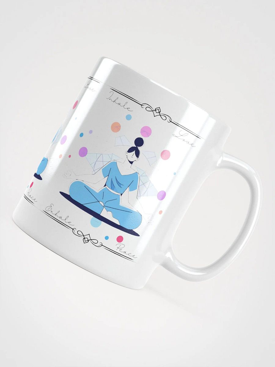 Inhale Love, Exhale Peace Mug | Inspirational Gift for Mindfulness & Wellness product image (4)