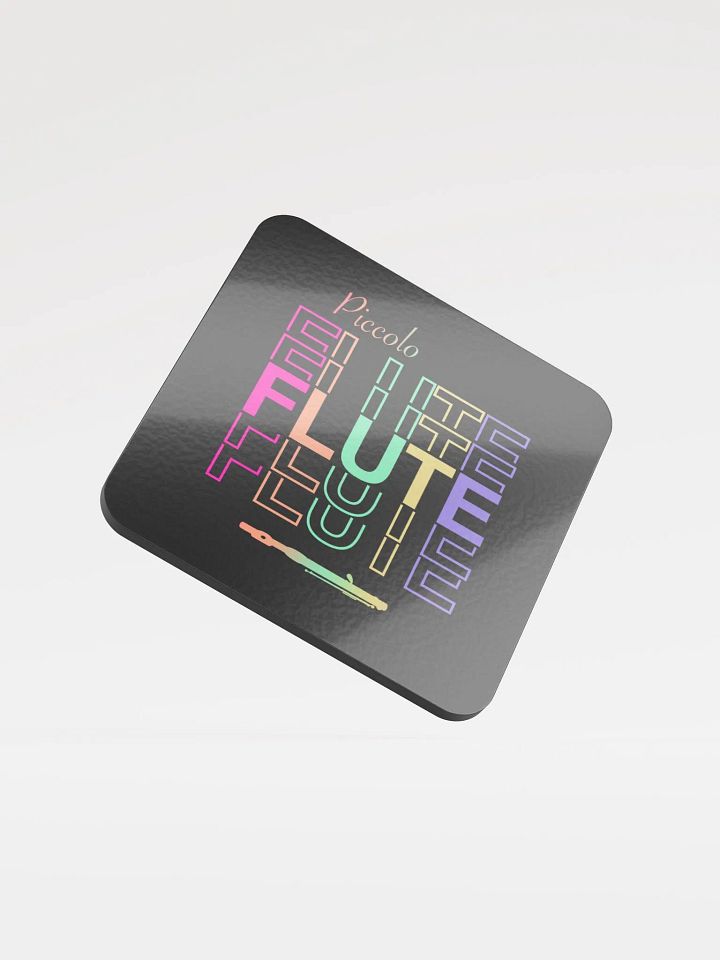 Symmetrical Flute Graphic Coaster - Picc product image (1)