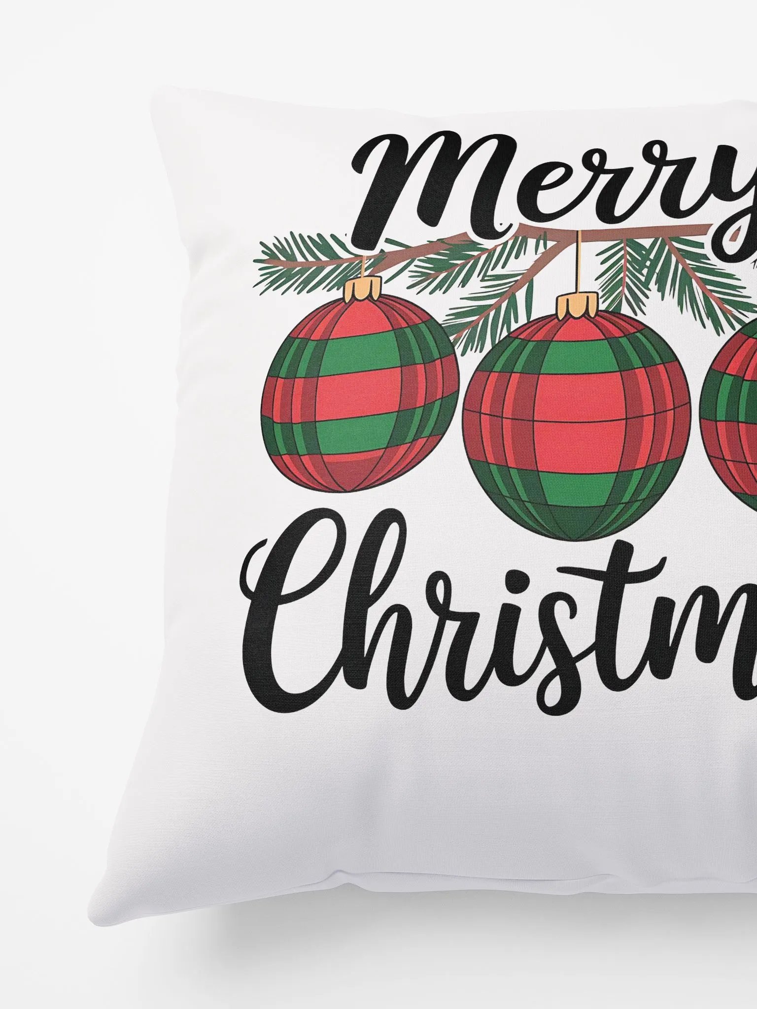 Simple Yet Expressive Merry Christmas Design throw pillow product image (5)