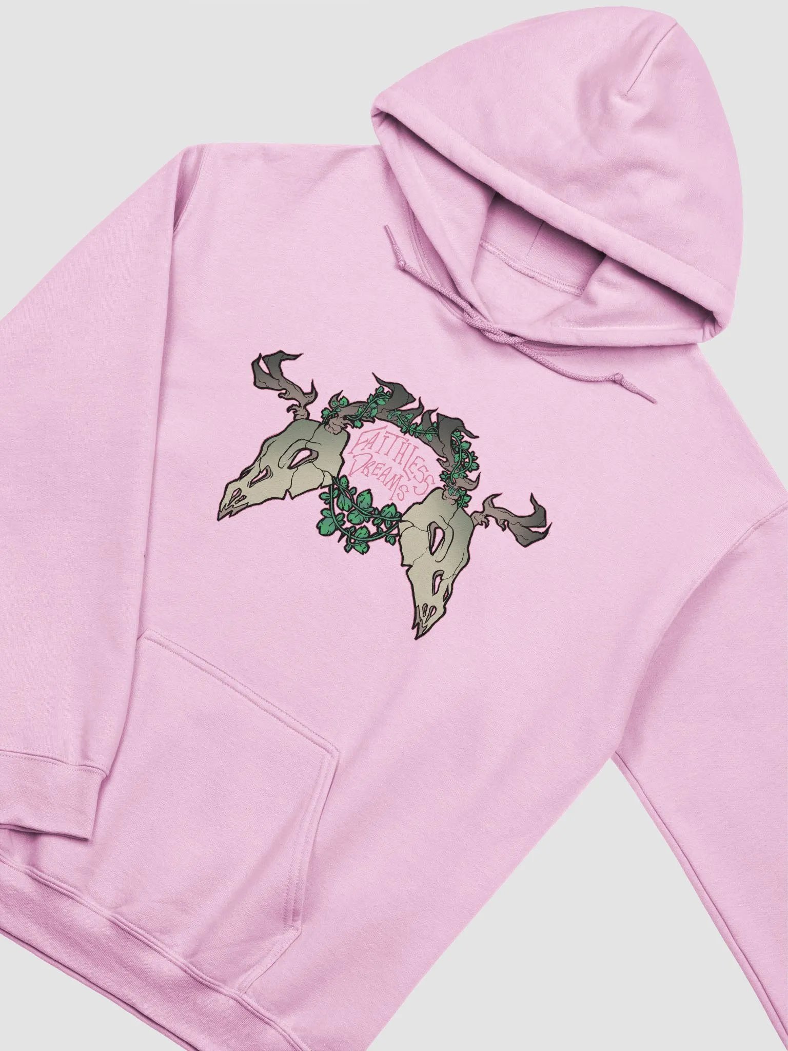 Pink Faithless logo hoodie product image (2)