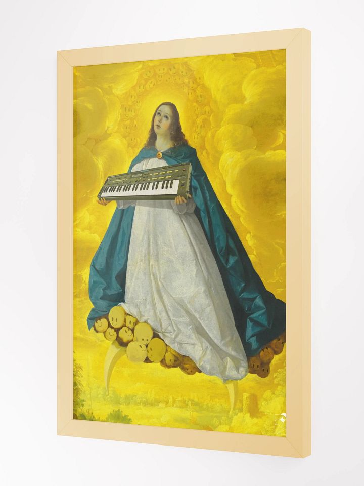 Immaculate conCZeption, Casio cz-101 classic synth Tribute by Frank Fonik, Techno EDM Framed High Quality Matte Poster product image (9)
