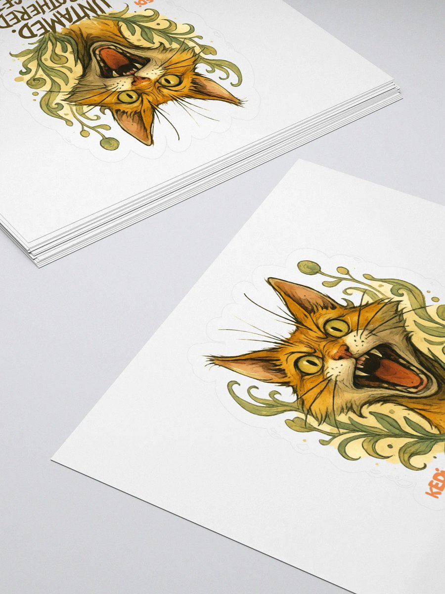 Untamed Cat Collection Kiss Cut Stickers product image (4)