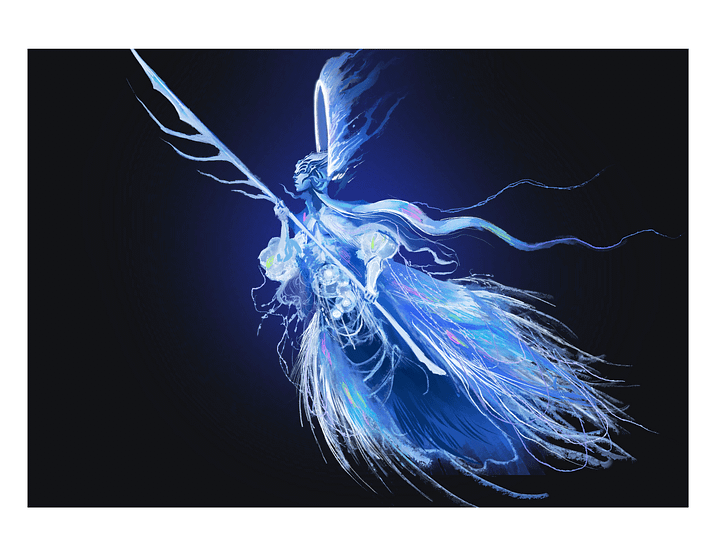 Azriel, Cantor of the Heavenly Choirs 8.5x11" (21.59 x 27.94cm) product image (1)