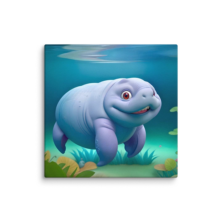 Endangered Species - Mexico - Manatee Canvas Art product image (1)