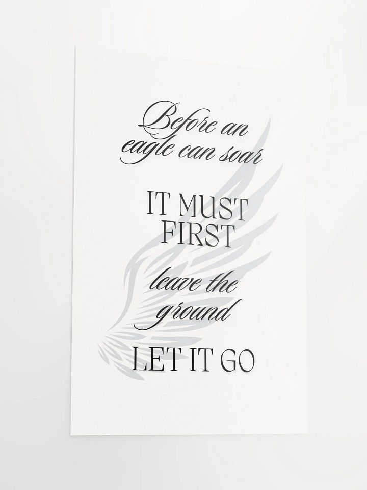 Eagle Feather Letting Go Poster product image (2)