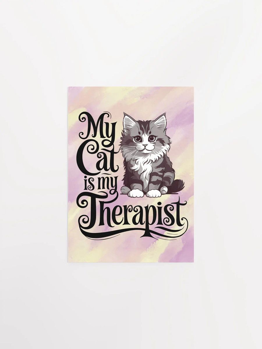 My Cat is My Therapist Poster product image (2)