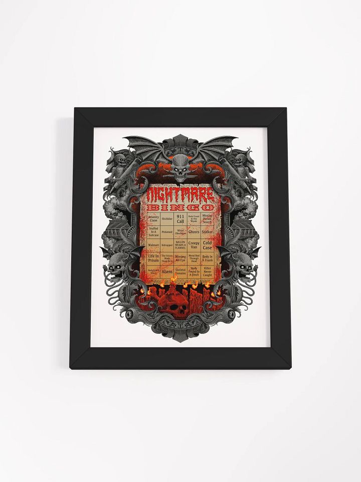 Nightmare Bingo Framed Poster product image (1)