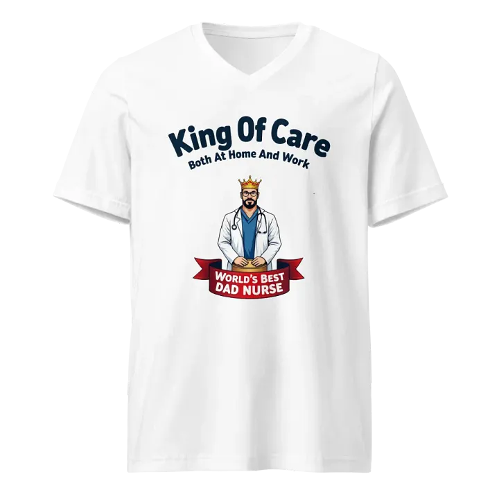 King Of Care V-Neck Tee product image (1)