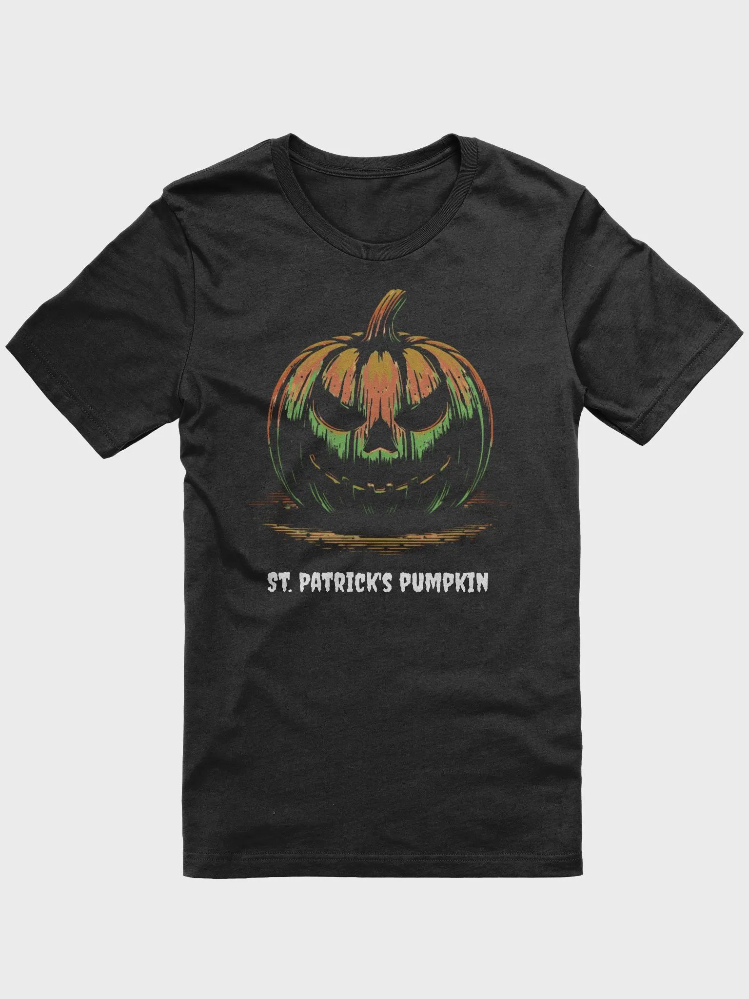 Glowing St. Patrick's Pumpkin T-Shirt product image (7)