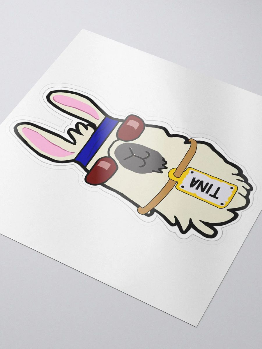Tina the Llama Sticker product image (3)