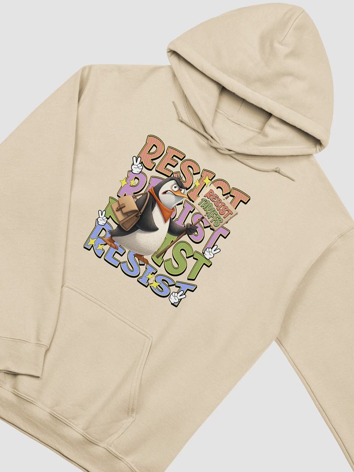 Resist Tariffs Penguin Rebel Hoodie product image (14)