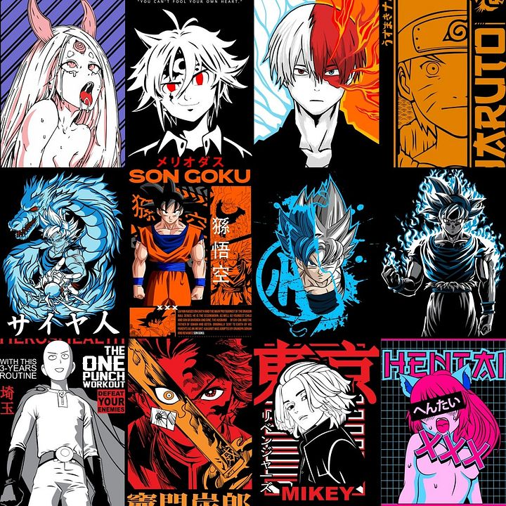 Anime Trending T-Shirt design 1000+ Premium Quality product image (2)