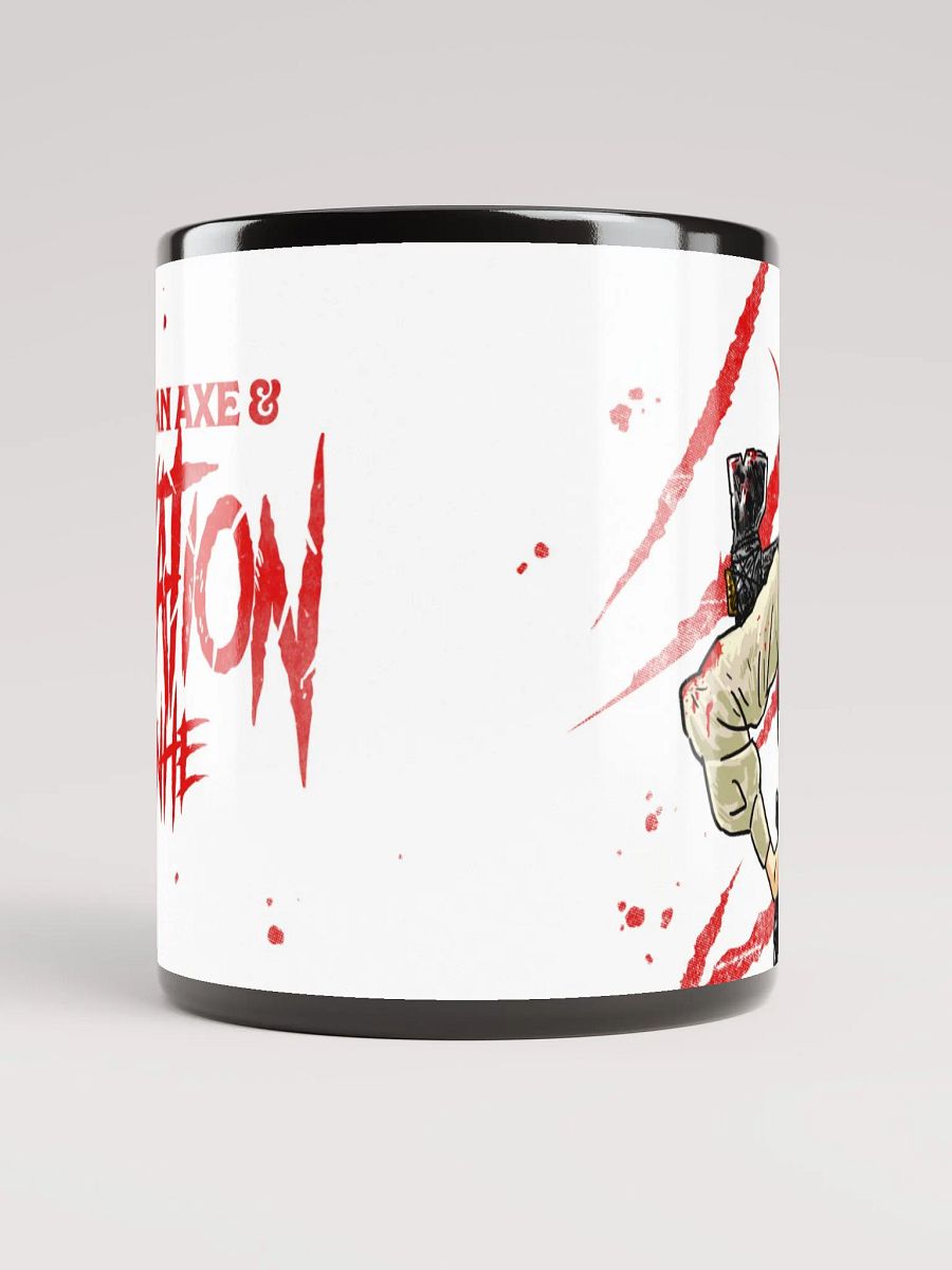 Axe Babe mug black outlines product image (2)