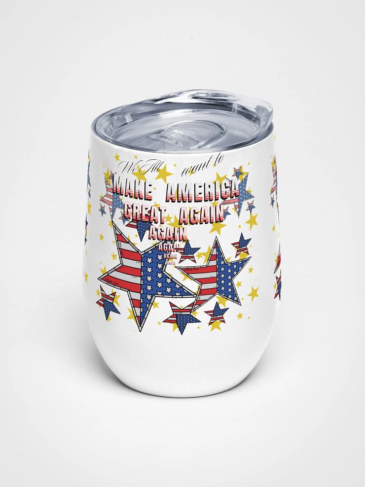 Maga again Wine Tumbler for moms dads colleagues product image (1)