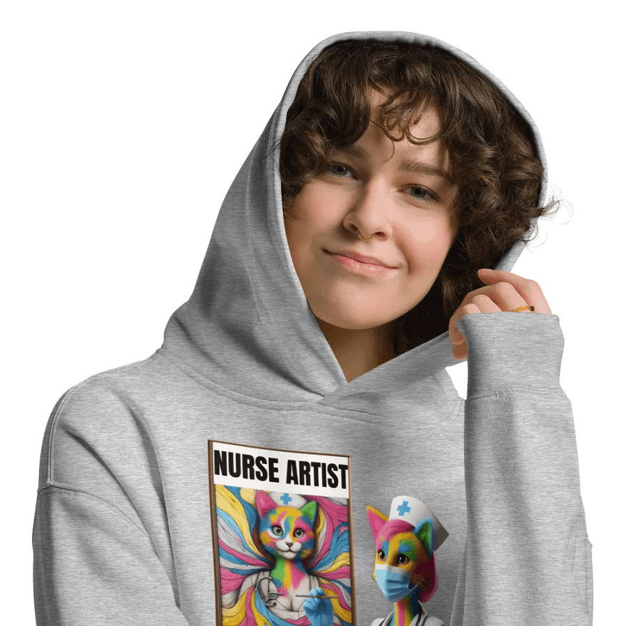 Whimsical Nurse Artist Oversized Hoodie product image (29)