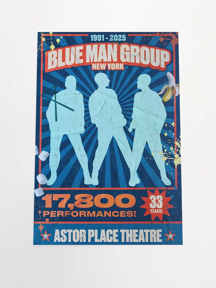 Astor Place Theatre Celebrating 33 Years 1991-2025 12x18 Art Print product image (1)