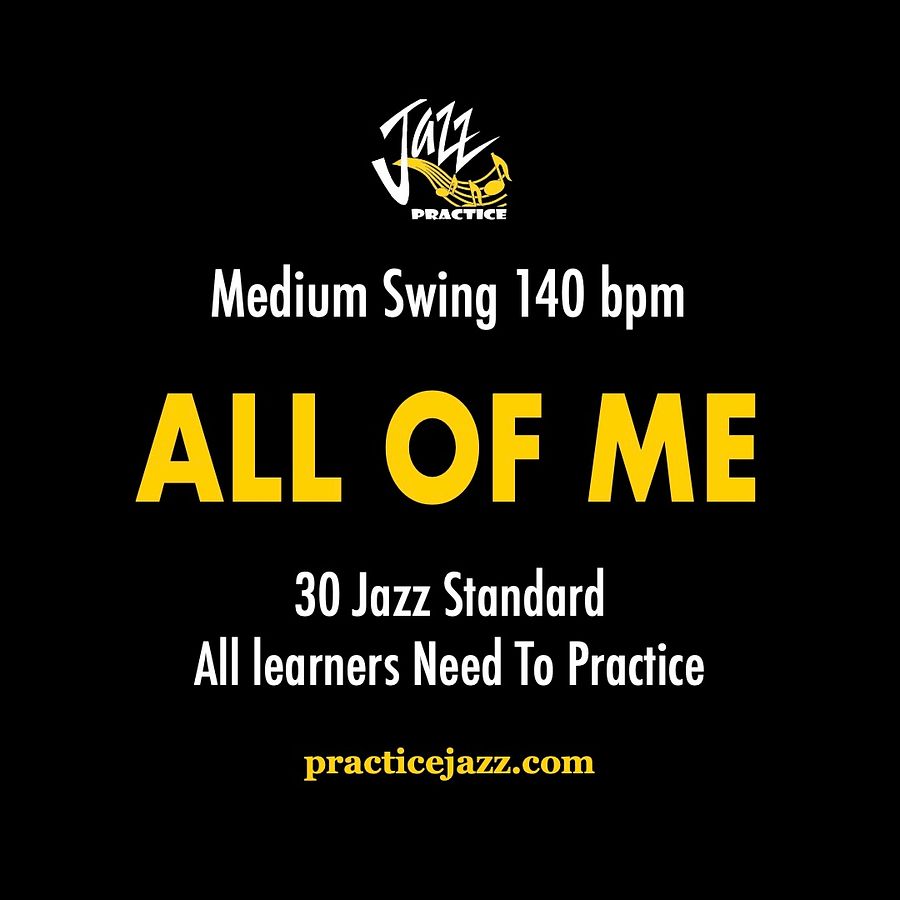 All Of Me | Jazz Backing Track | Solo & Comping Practice product image (1)