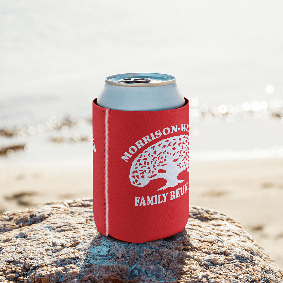 "Morrison-Werner Family Tree" Can Coozie (Red) product image (8)