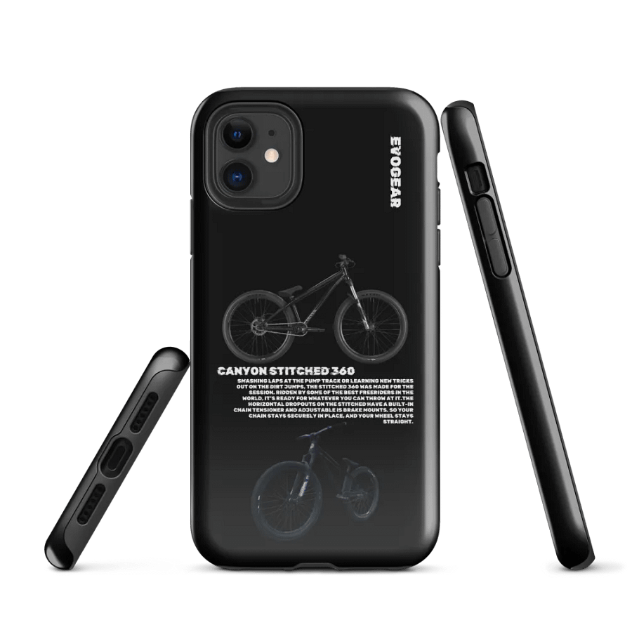 Black Stitched 360 iPhone Case product image (1)