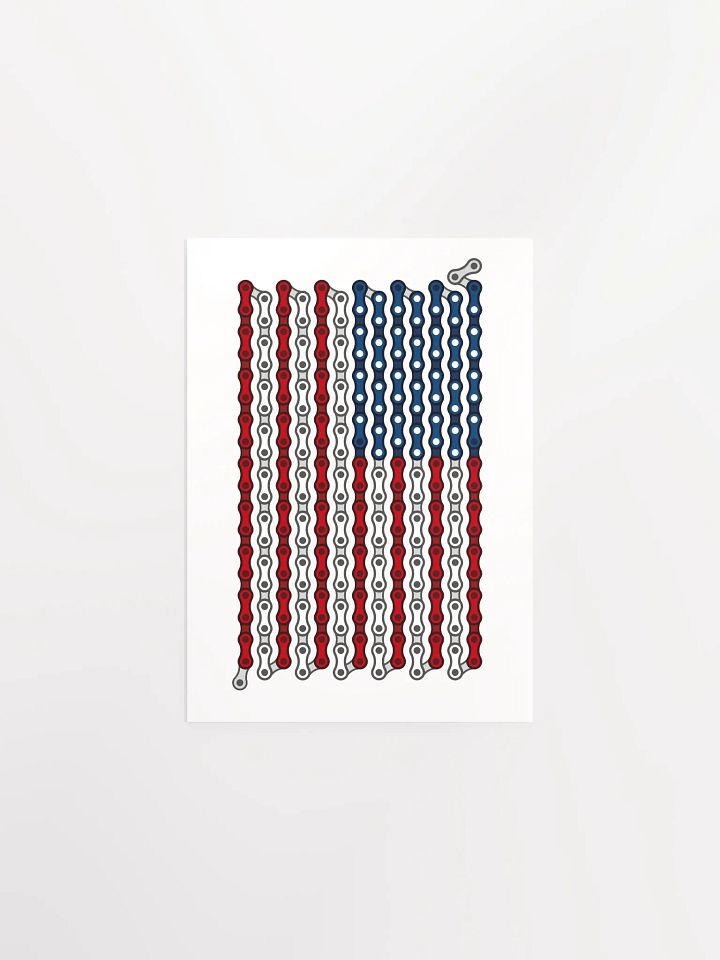 USA 50 States Bike Chain Flag Poster product image (3)