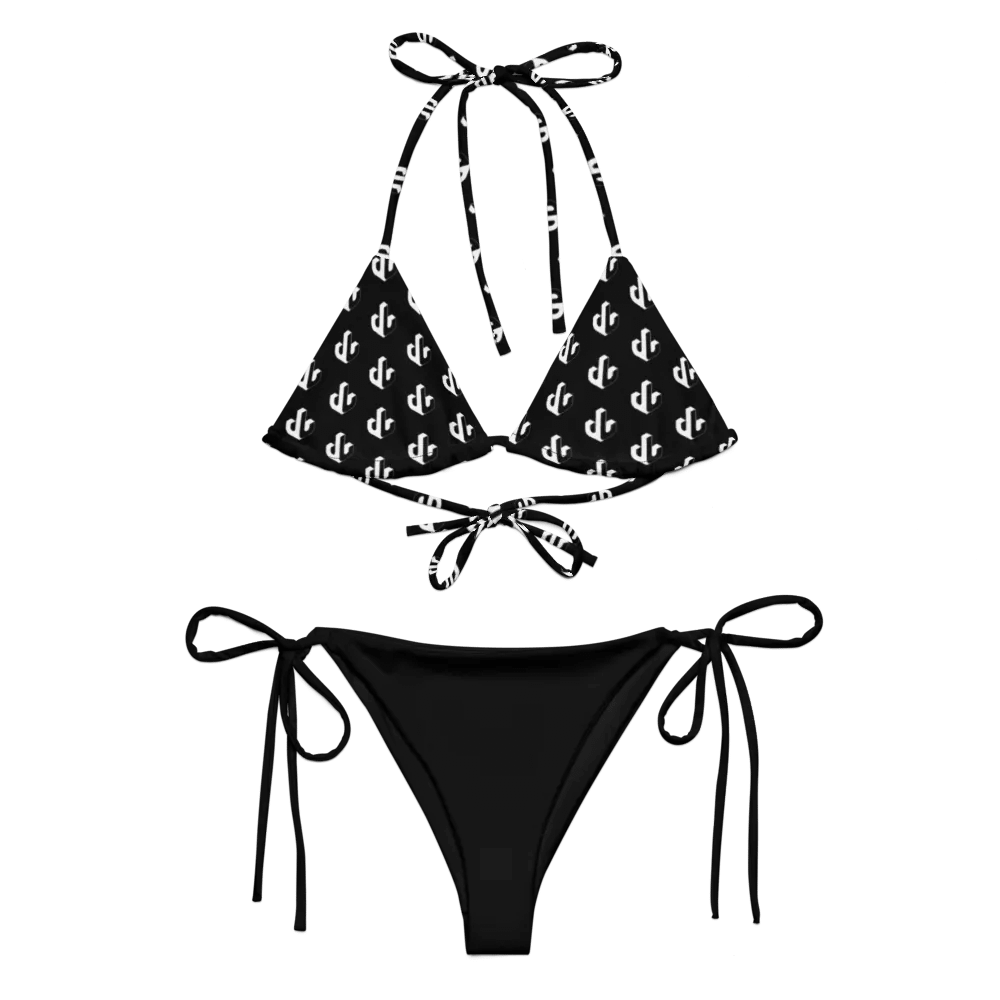 Official Joshy J Womens All Over Logo Top Bikini product image (2)