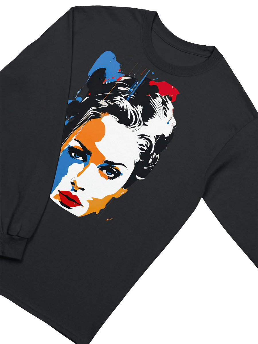 Abstract Girl - Gildan Ultra Cotton Unisex Long Sleeve T-Shirt product image (3)