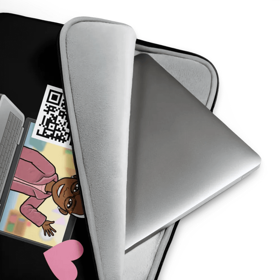 Tech BFF Laptop Sleeve - Black product image (4)