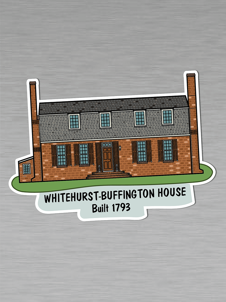 Whitehurst Buffington House Magnet product image (1)