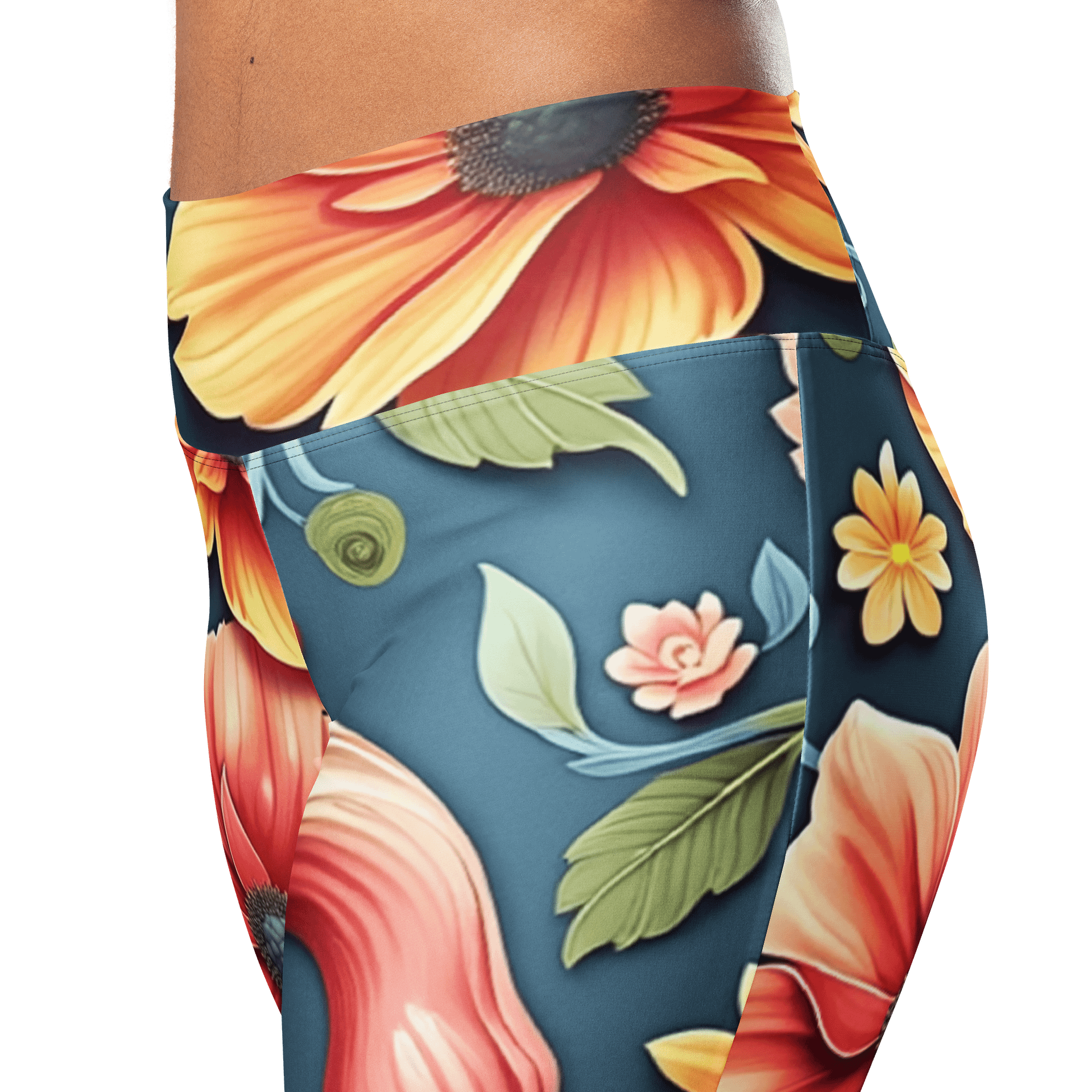 Barry Grady 'Floral Fiesta' Flare Leggings product image (4)