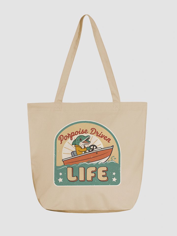 Porpoise Driven Eco-Friendly Tote Bag product image (1)