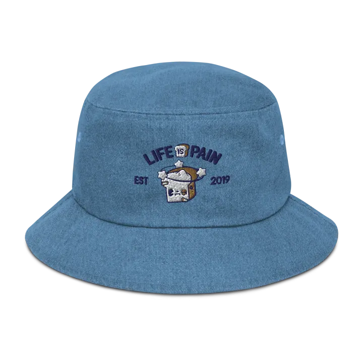 Life is Pain Denim Bucket Hat product image (14)
