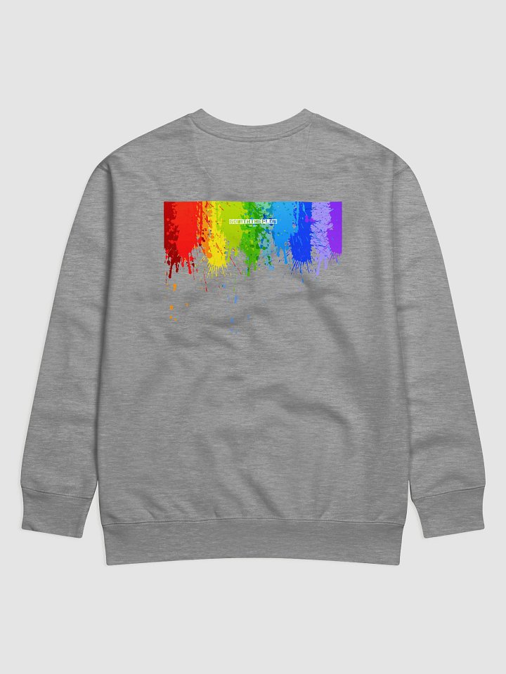Rainbow Splatter Pride Sweatshirt product image (6)