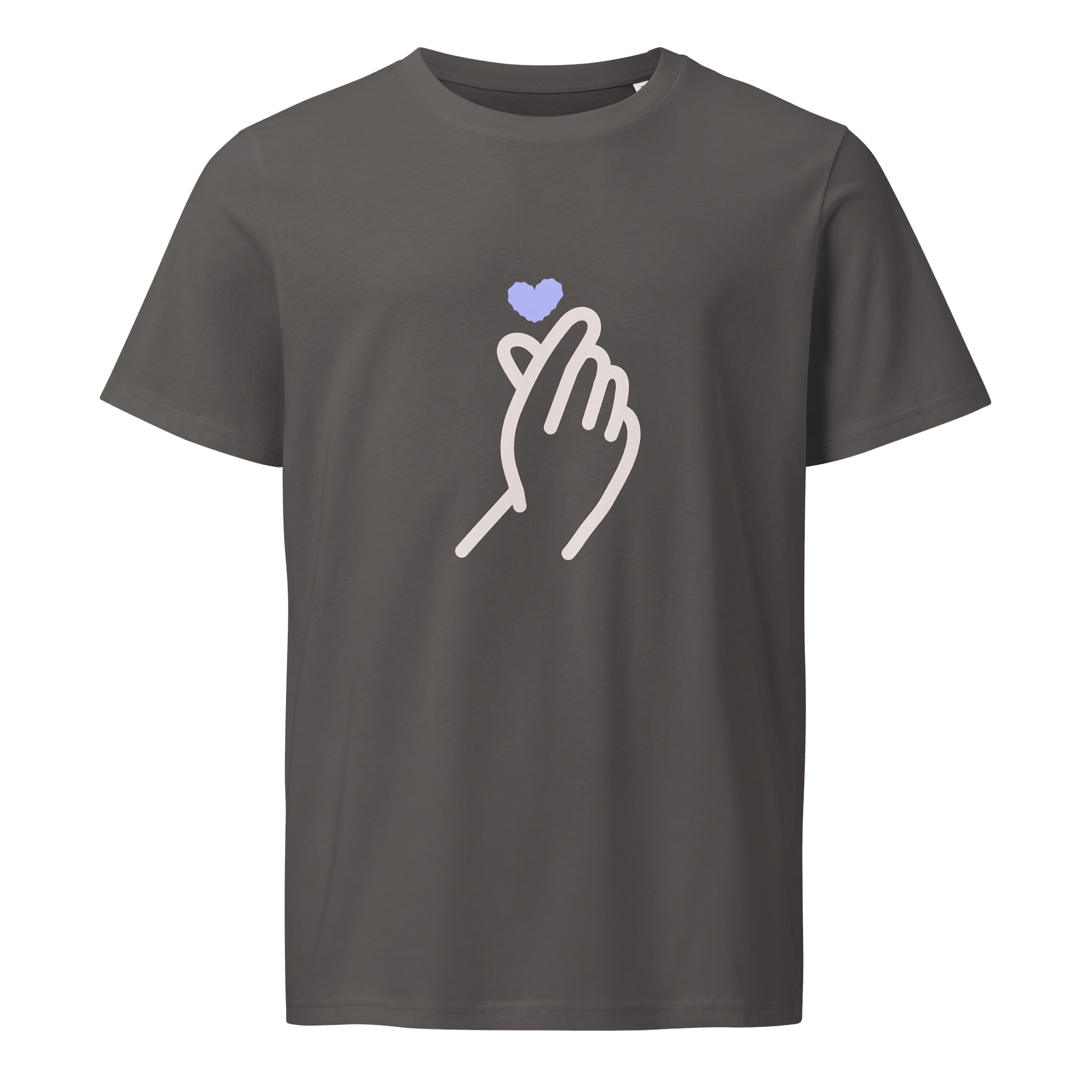 Saranghae Korean Heart Finger Heart Pop Culture Art Heart Symbol T-Shirt product image (1)