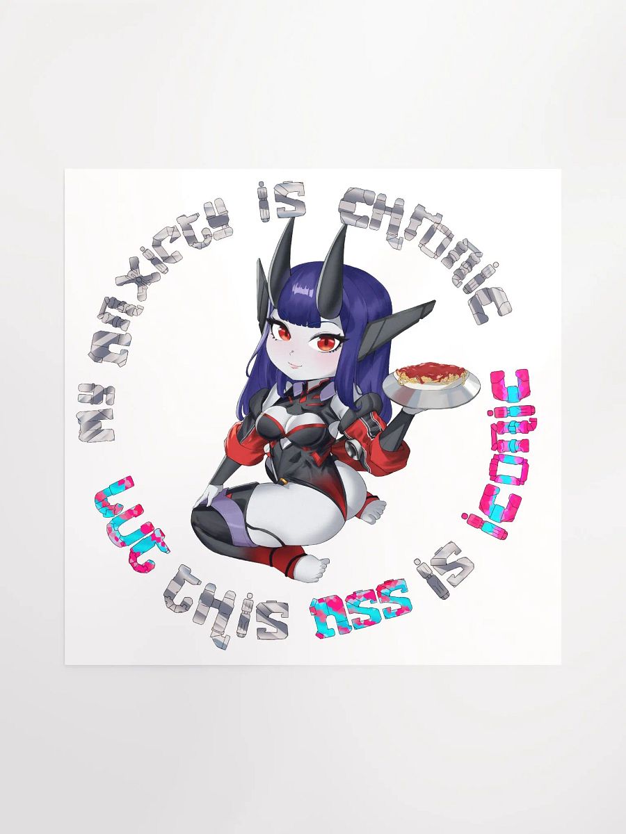 Anxiety Chronic, Ass Iconic Chibi Poster product image (1)