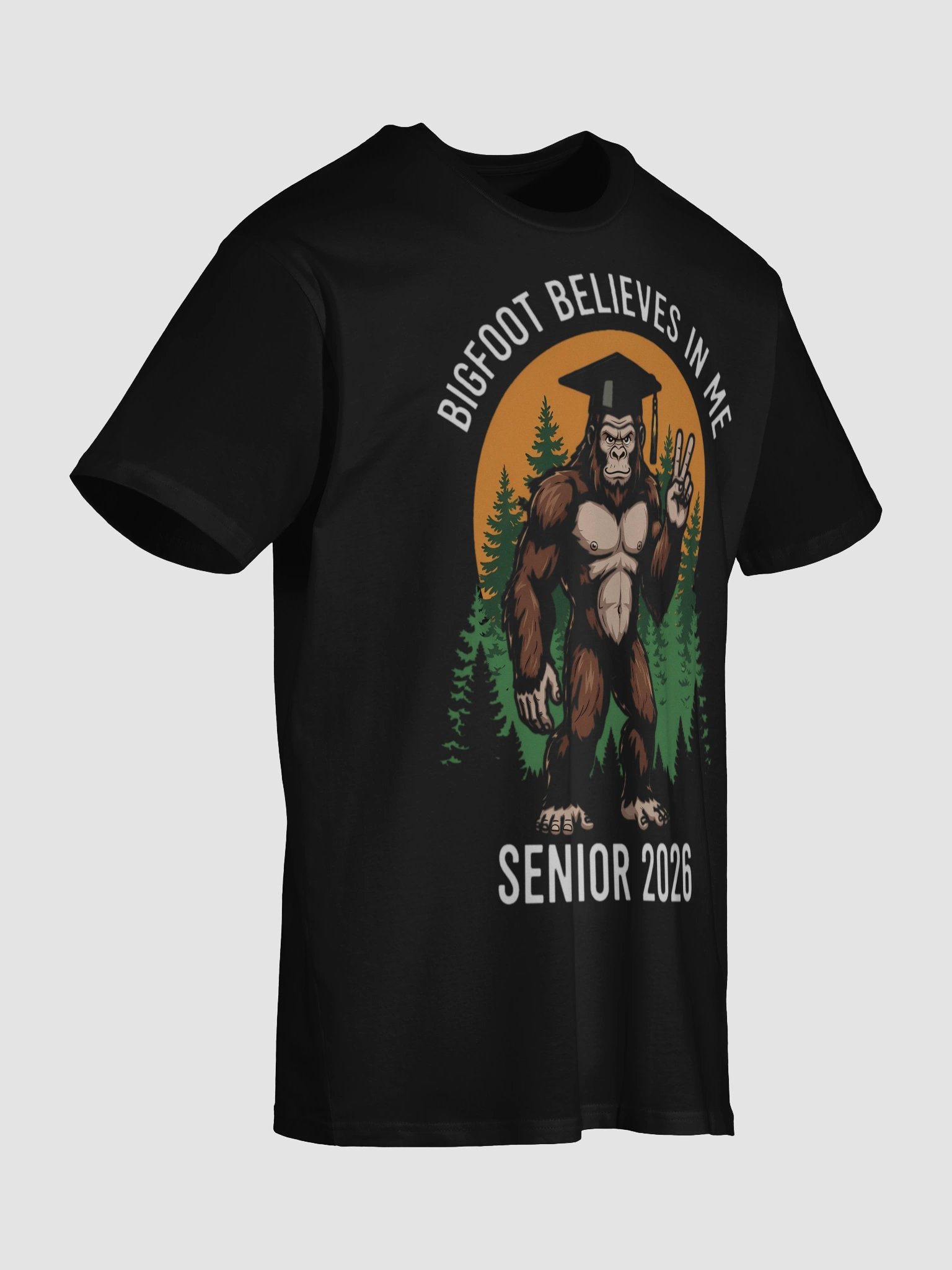 Bigfoot Believes in me Unisex Graduation T-Shirt product image (12)