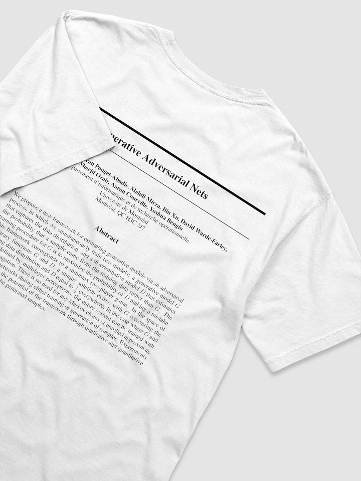 Generative Adversarial Nets T-Shirt product image (1)