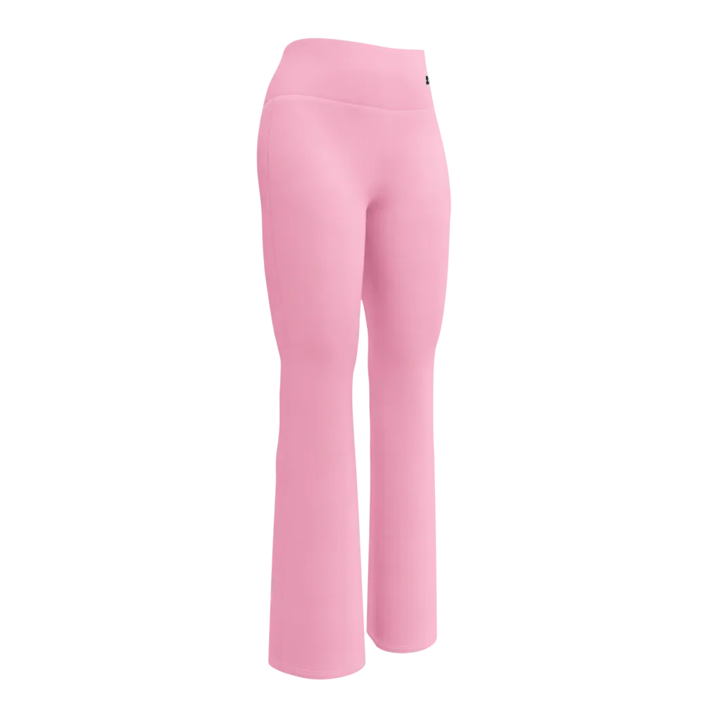 Women's Cotton Candy Pink ZKOT Flare Leggings - Show your Support with Style - Womenswear product image (10)