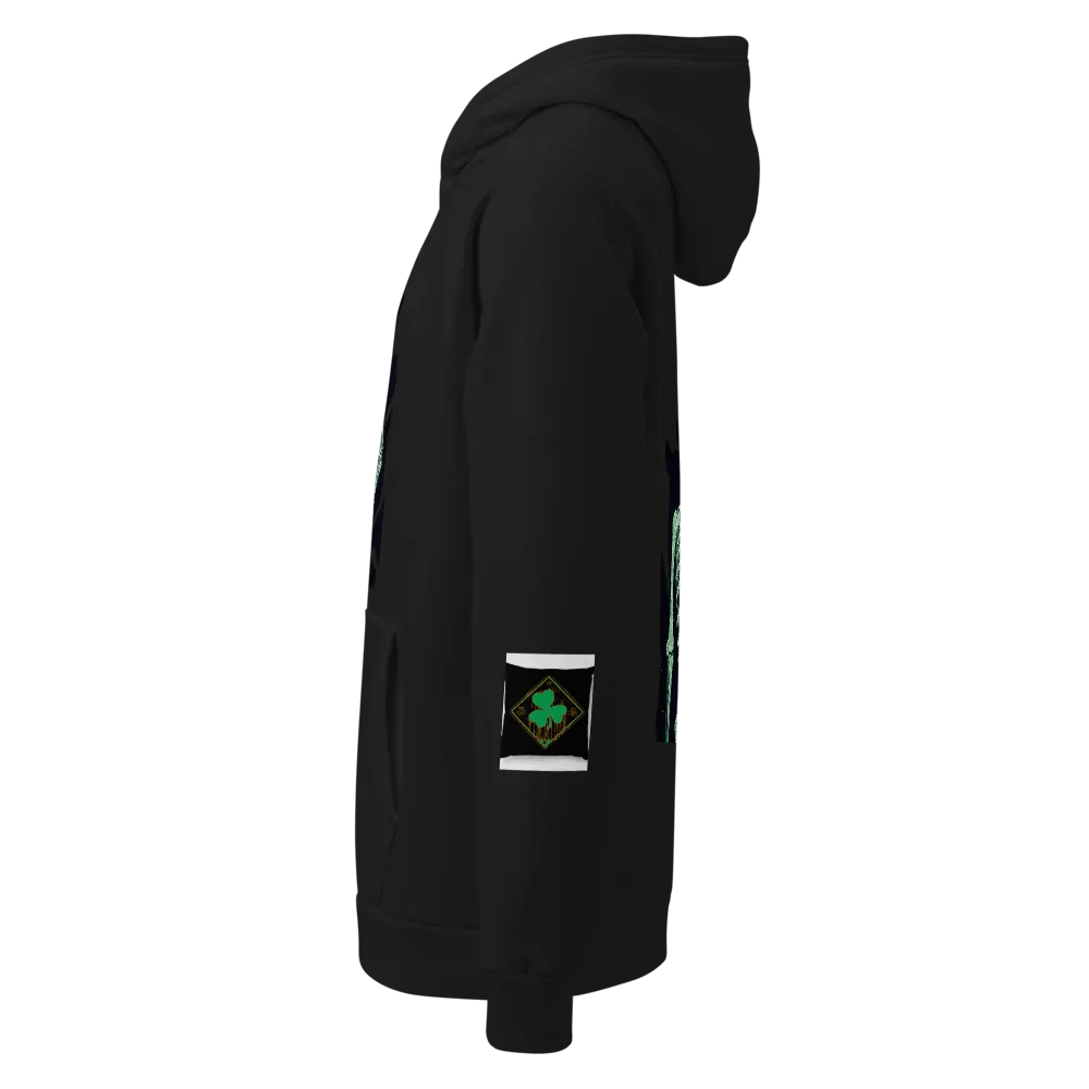 Glowing Skeleton Peace Unisex Hoodie product image (6)
