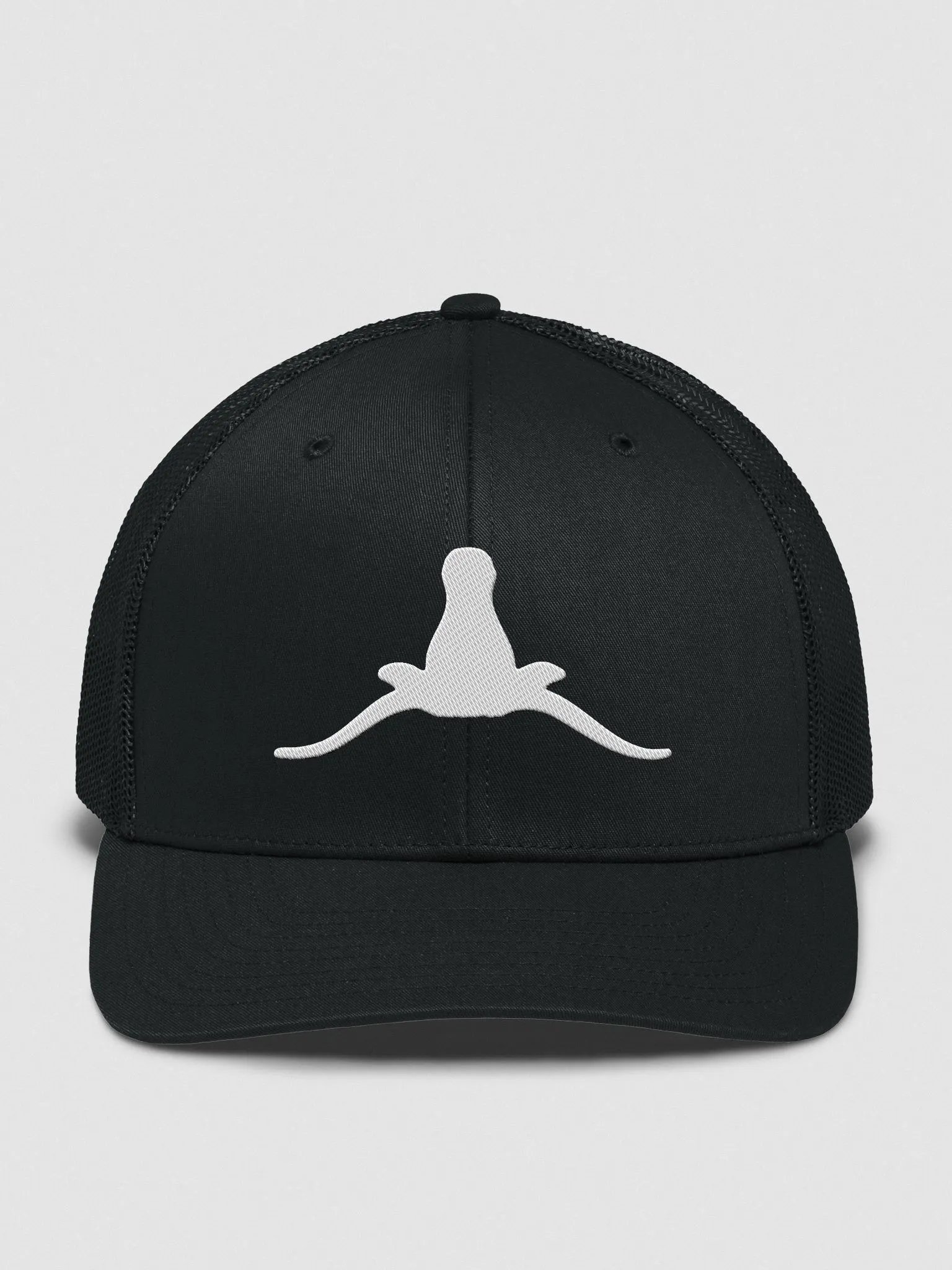 Richardson White Stitch Horns Down Trucker Cap product image (1)