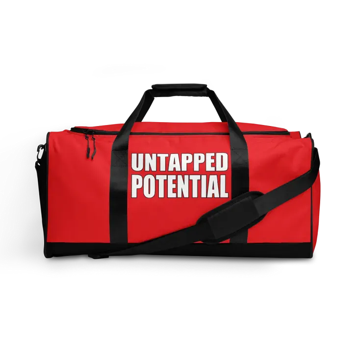 Untapped Potential Red Duffle Bag product image (1)