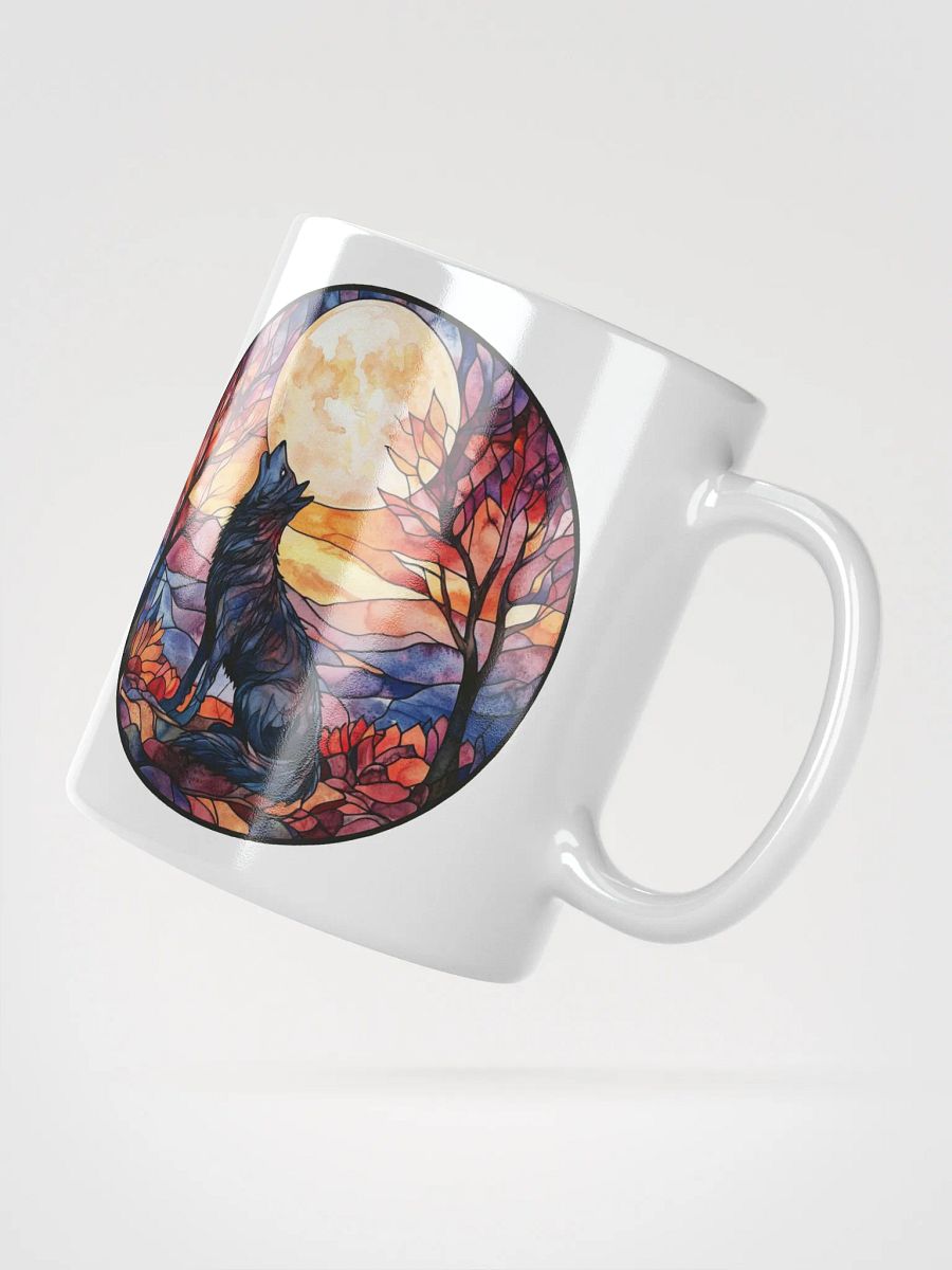 Howling Wolf Stained Glass Mug product image (4)